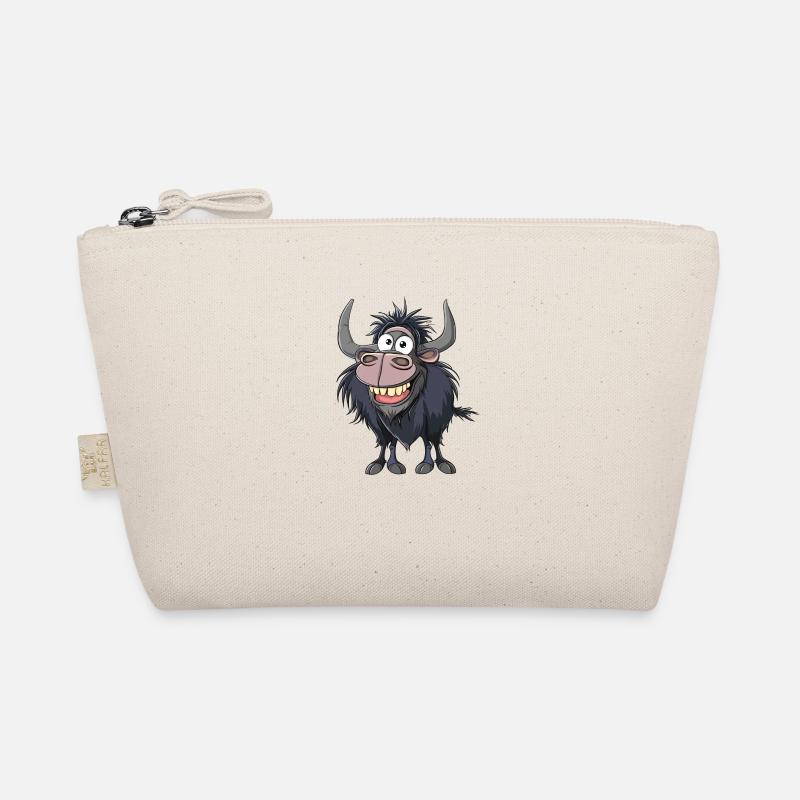 Yak joyeux avec de grandes cornes Trousse biologique