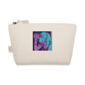 Impression de mode de haute qualité de fille anime des années 80 - Trousse biologique - nature - Devant