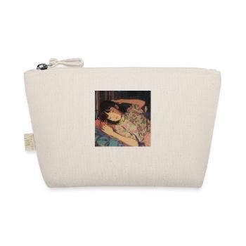 80s anime girl calming high quality fashion print - Organic Pouch - nature - Front