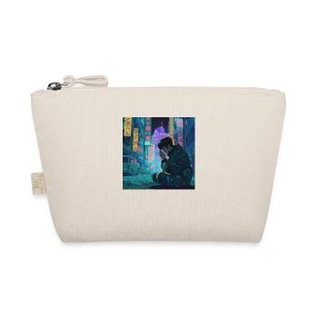 Impression de mode de haute qualité de fille anime des années 80 - Trousse biologique - nature - Devant