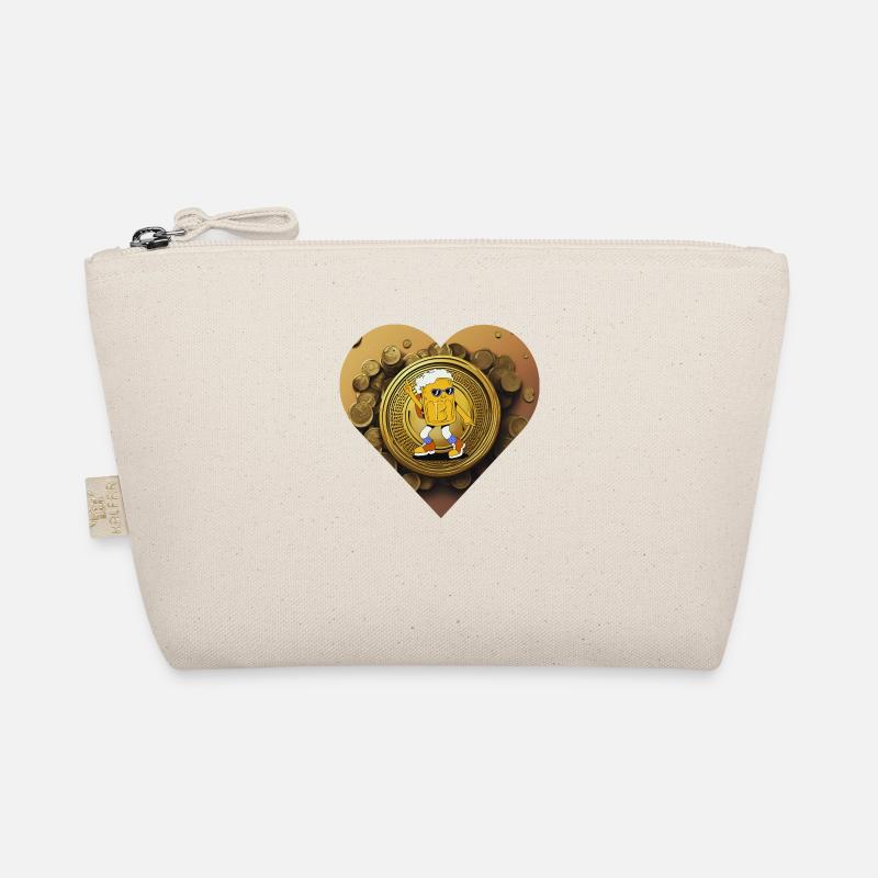Dancing Beerman in Heart Organic Pouch