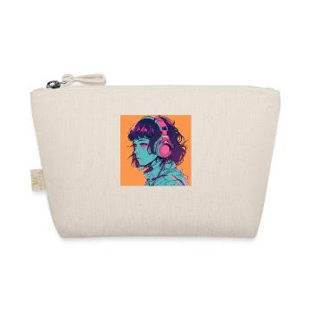 Impression de mode de haute qualité de fille anime des années 80 - Trousse biologique - nature - Devant
