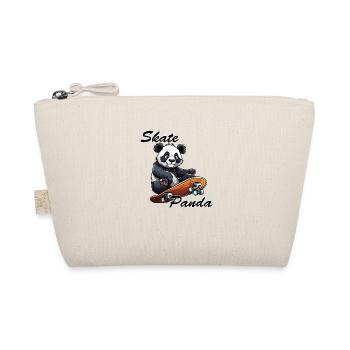 Panda / Tier / Zoo / Bambus / Wild / Kindlich - Bio-Täschchen - Natur - Vorne