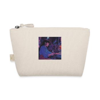 80s anime teen calming high quality fashion print - Organic Pouch - nature - Front
