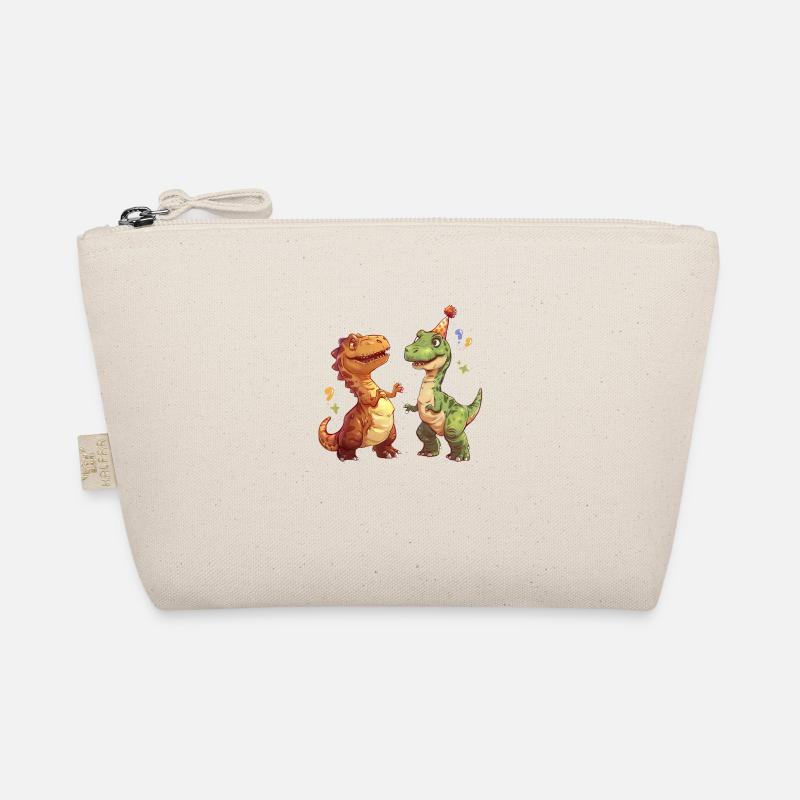 Two funny dinosaurs Organic Pouch