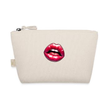 Lèvres pulpeuses, kiss, saint valentin - Trousse biologique - nature - Devant