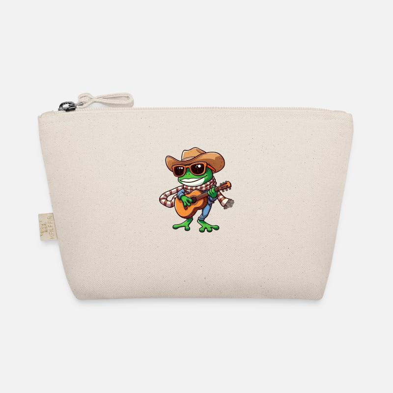 Groovy Cowboy Frog Organic Pouch
