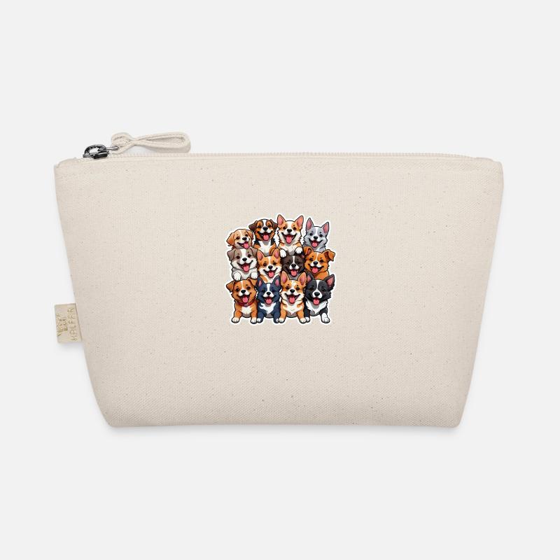 Collage de chiens heureux Trousse biologique