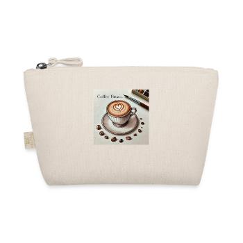 Herz des Cappuccinos - Bio-Täschchen - Natur - Vorne