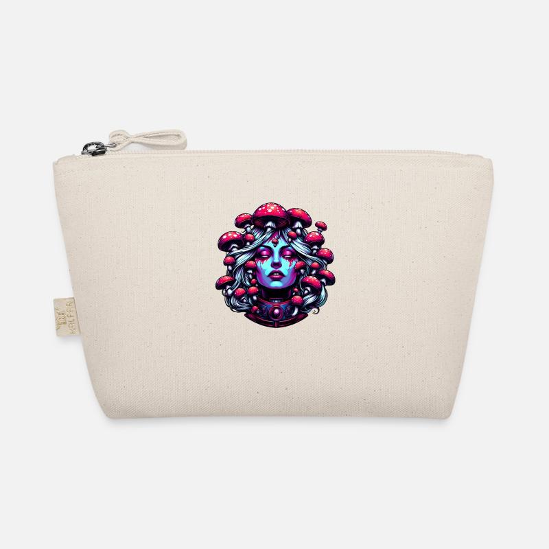 Psychedelic mushroom beauty Organic Pouch