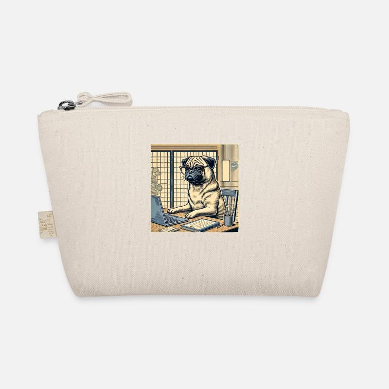 Japan Ukijo e Style Desk Pug Organic Pouch