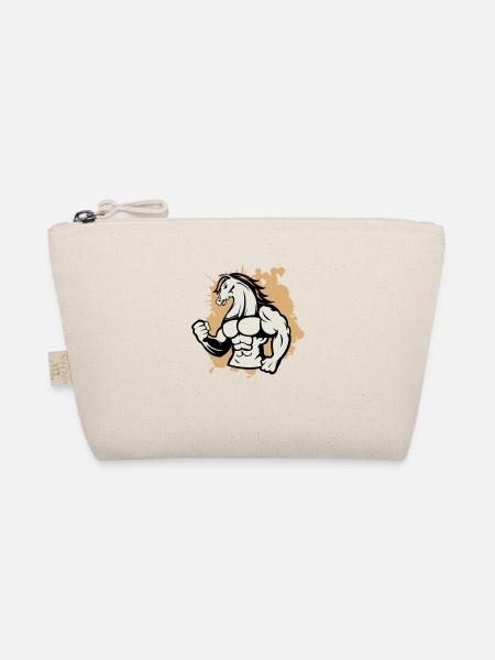 Horse Strong - Organic Pouch - nature - Front