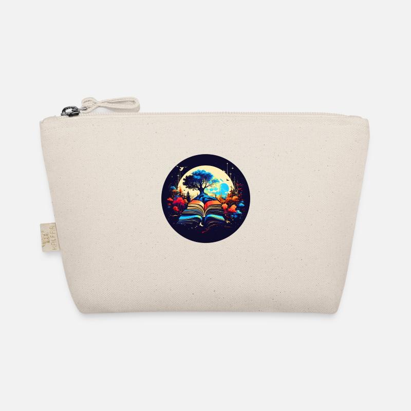 Dreamy reading experience - Organic Pouch - nature