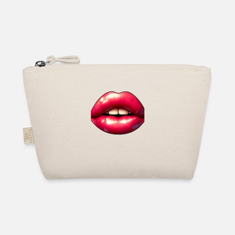 Sexy Red Lips Organic Pouch