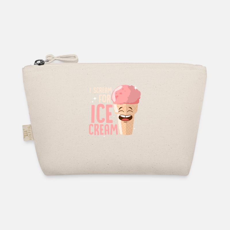 I Scream For Ice Cream Summer Scoop Cone Organic Pouch