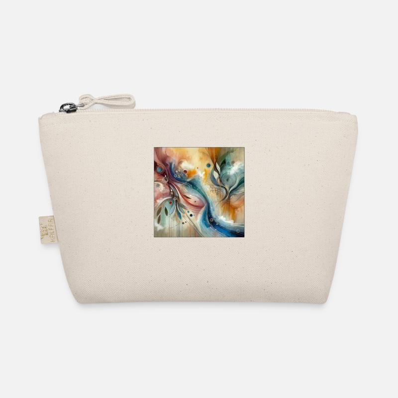 Energiegeladene Essenz - Abstraktes Gemälde Bio-Täschchen