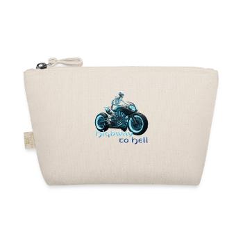 Biker Skeleton 06 2024 A 02 - Organic Pouch - nature - Front