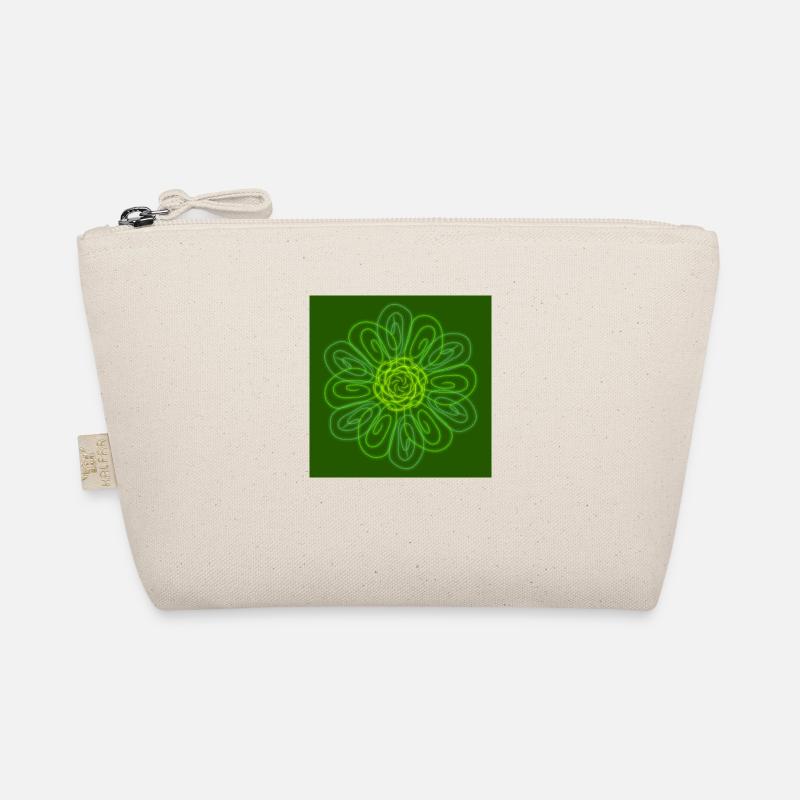 Fleur verte abstraite Trousse biologique