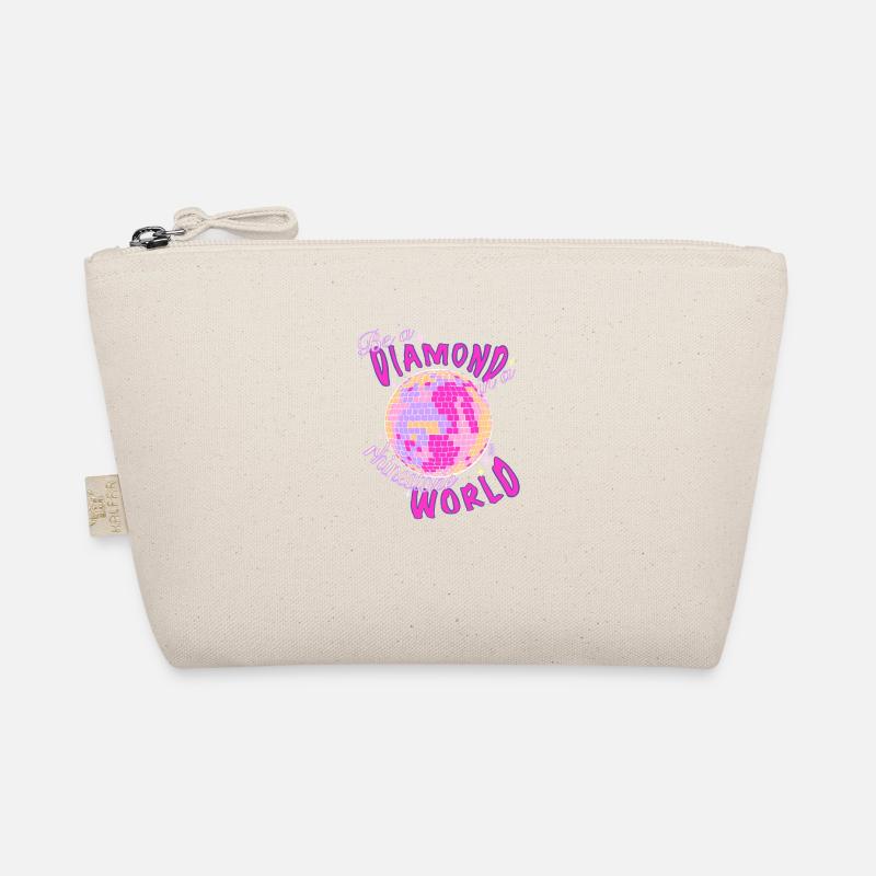 Sei eine diamantene Glitzer-Discokugel Bio-Täschchen