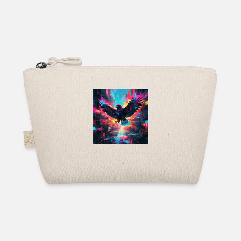 Neon Falke - Bio-Täschchen - Natur