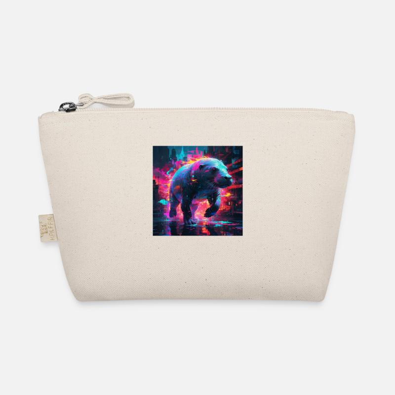 Neon Manatee - Organic Pouch - nature