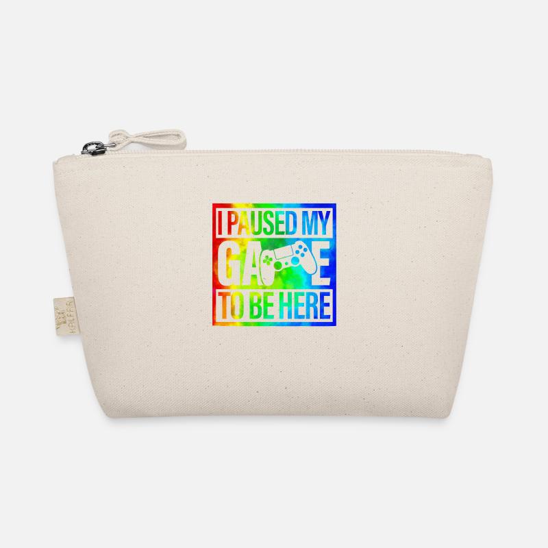Gamer Game Play Online Computer Gaming Arcade Neon Organic Pouch