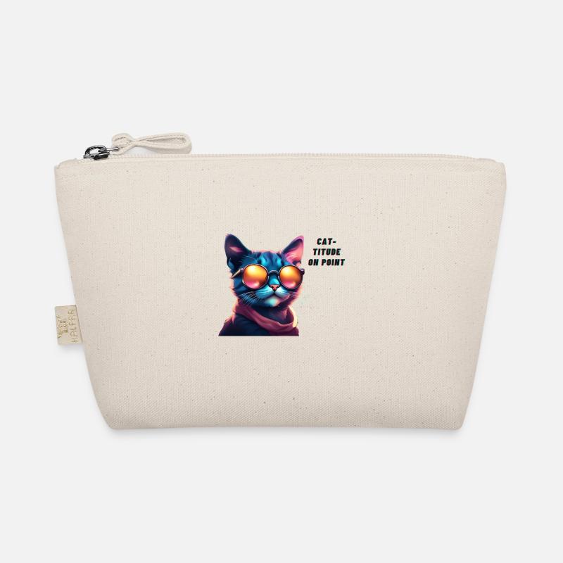 Fancy Cat - Bio-Täschchen - Natur