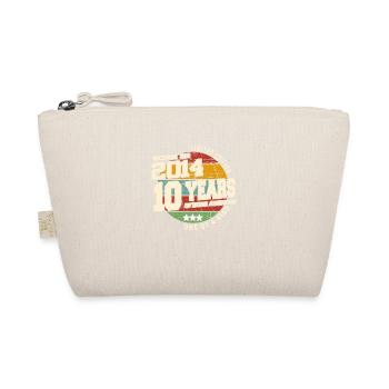 2014 Vintage Retro Classic 10 Years - Organic Pouch - nature - Front