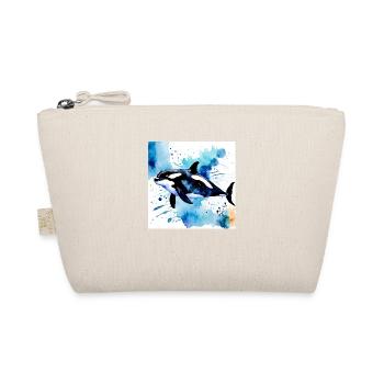 Orca stylistic - Organic Pouch - nature - Front