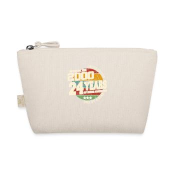 2000 Vintage Retro Classic 24 Years - Organic Pouch - nature - Front