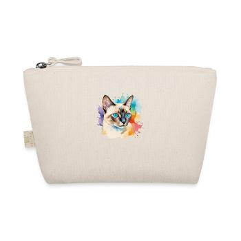 Chat siamois Aquarelles - Trousse biologique - nature - Devant