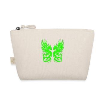 Fantasy Dragon Anime Drachenkopf Mythisch Reptil Magie - Bio-Täschchen - Natur - Vorne