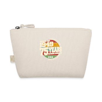 1949 Vintage Retro Classic 75 Years - Organic Pouch - nature - Front