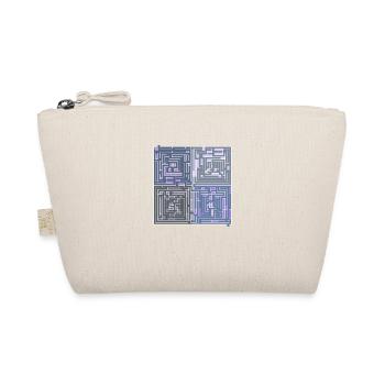 Maze 2 (transparent background) - Organic Pouch - nature - Front