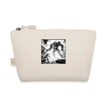 Robot Fight Comic - Organic Pouch - nature - Front