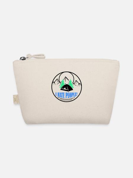 i hate people - Organic Pouch - nature - Front