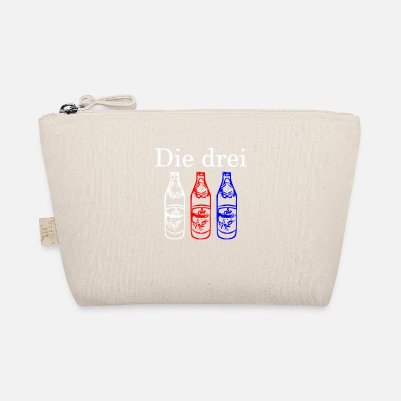 Die Drei Flaschen - hell Bio-Täschchen