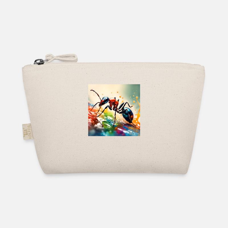 Ant coloured Organic Pouch