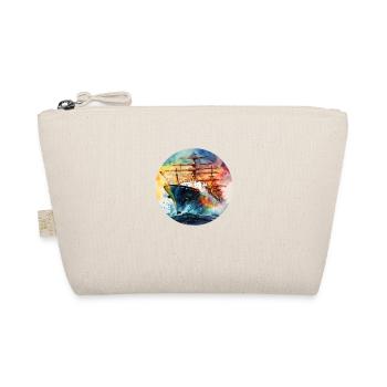 Ship Large Round Batch - Organic Pouch - nature - Front