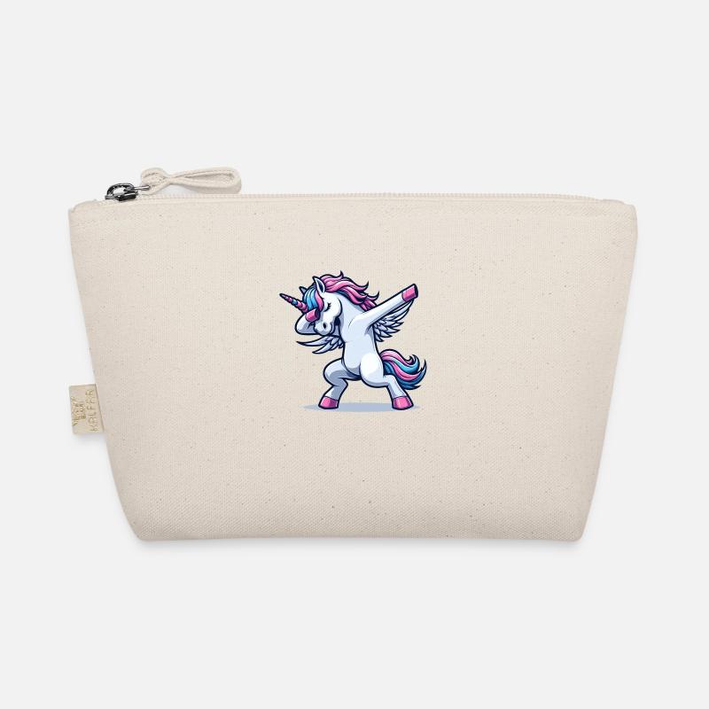 Unicorn Dabbing Einhorn Bio-Täschchen