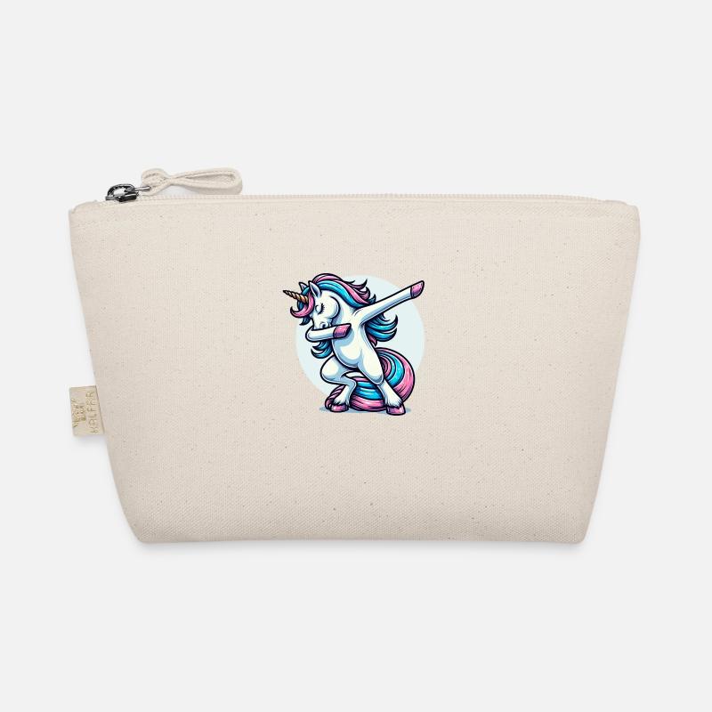 Unicorn Dabbing Einhorn Bio-Täschchen