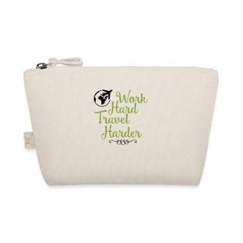 Travailler dur, voyager plus fort - Trousse biologique - nature - Devant