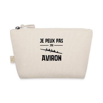 j'peux pas j'ai aviron cadeau anniversaire humour - Trousse biologique - nature - Devant