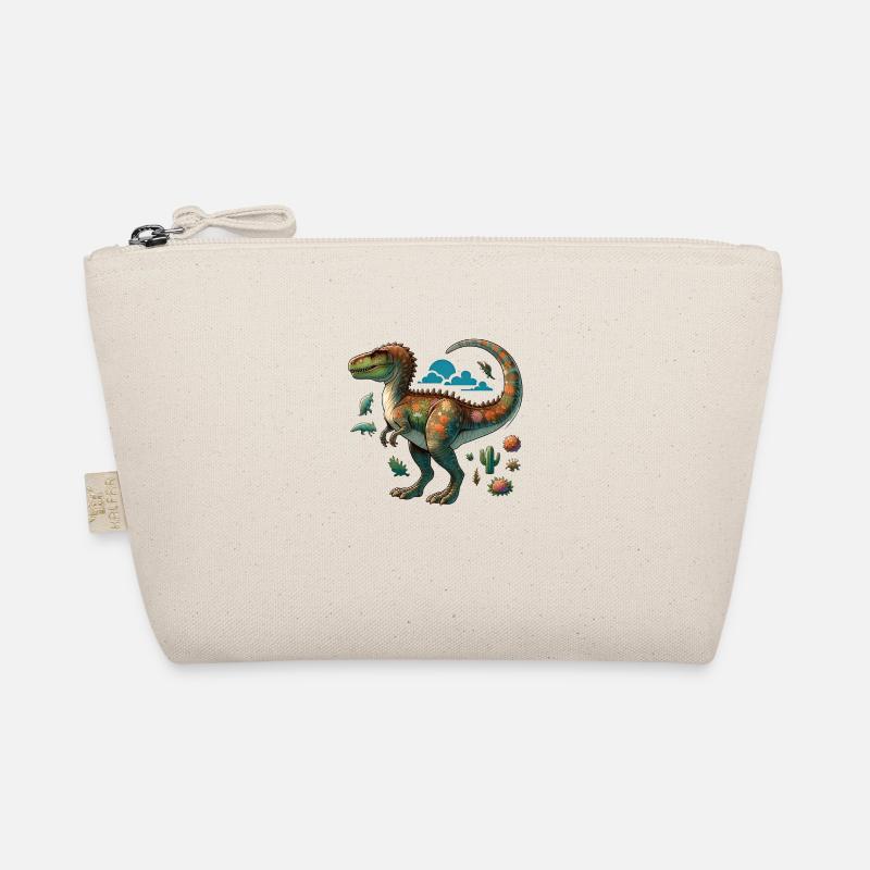 T-Rex Dino Dinosaur Organic Pouch