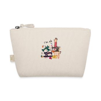 I'm a Seamstress - Couture Humor Gift - Organic Pouch - nature - Front