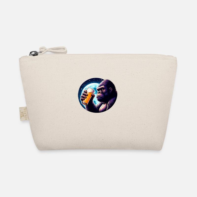 Big Beer Lover Monkey Organic Pouch