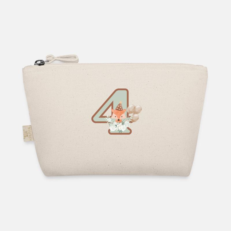 4e anniversaire renard fleurs Trousse biologique