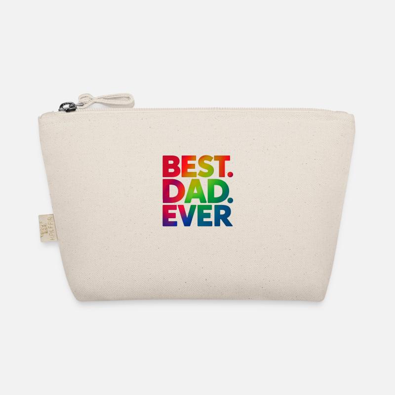 best dad ever - Organic Pouch - nature