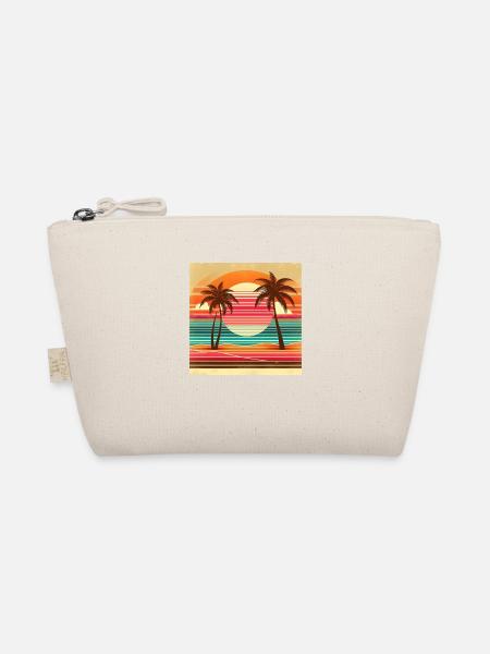 Retro Tropics - Bio-Täschchen - Natur