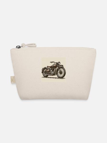 Vintage Moto Artistry - Bio-Täschchen - Natur